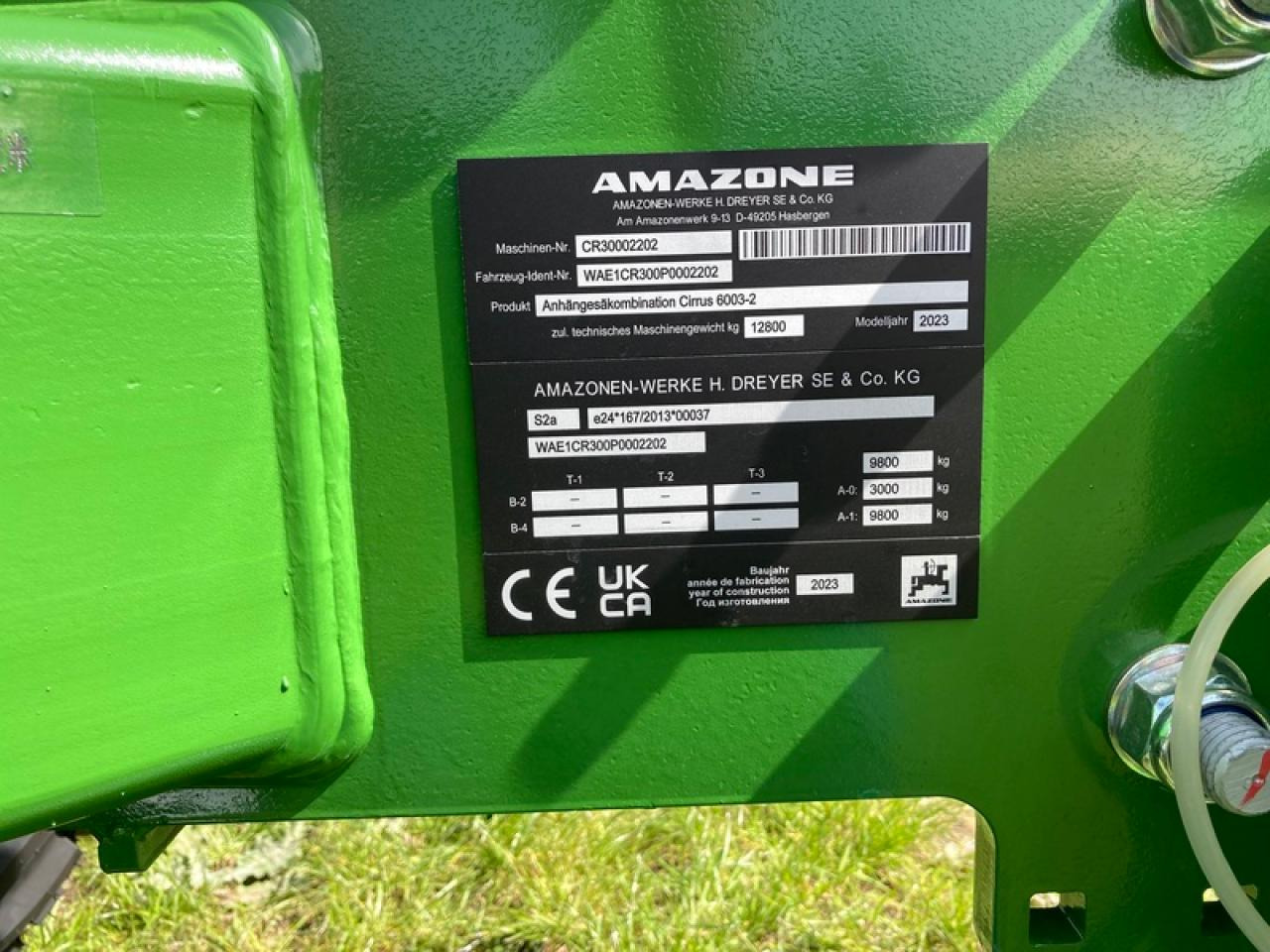 Amazone CIRRIUS 6003AKTION - Semeadora combinada: foto 5 Amazone CIRRIUS 6003AKTION - Semeadora combinada: foto 5
