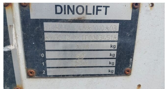 Dino 210 XT II - Plataforma articulada: foto 2 Dino 210 XT II - Plataforma articulada: foto 2