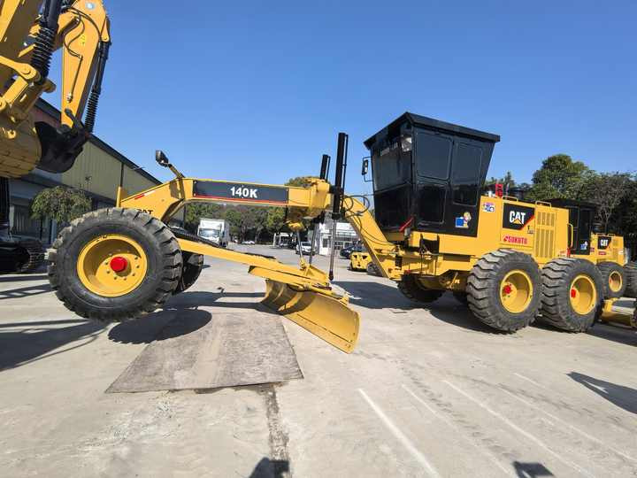 Motoniveladora Good Condition Used machinery CAT 140k Motor Grader used original cat 140k hydraulic grader on hot sale: foto 6