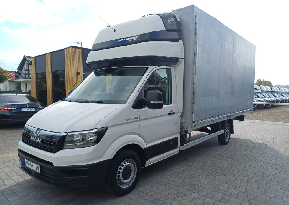 MAN TGE 10 PALET zaw.poduszki 2021r EURO 6 - Carrinha de lona: foto 2 MAN TGE 10 PALET zaw.poduszki 2021r EURO 6 - Carrinha de lona: foto 2