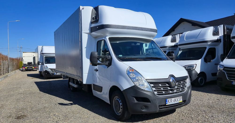 Renault Master 2x +zabudowa 12 palet-reg wysokości Spanie XXL - Carrinha de lona: foto 2 Renault Master 2x +zabudowa 12 palet-reg wysokości Spanie XXL - Carrinha de lona: foto 2