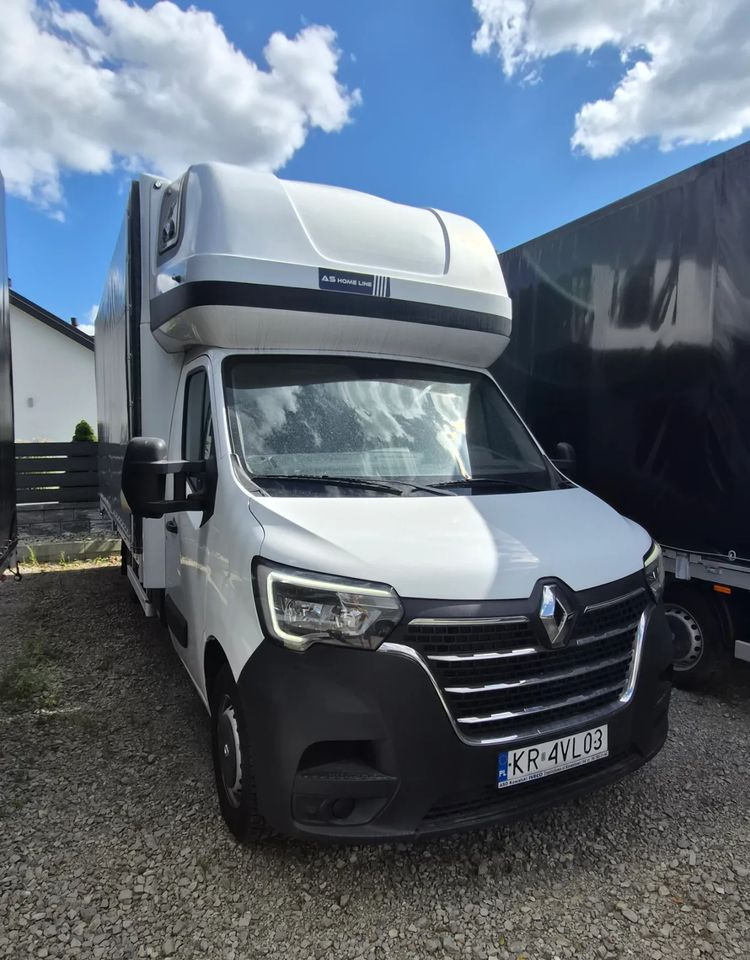 Renault Master IV 10 PALET zaw.poduszki 2021r EURO 6 - Carrinha de lona: foto 1 Renault Master IV 10 PALET zaw.poduszki 2021r EURO 6 - Carrinha de lona: foto 1