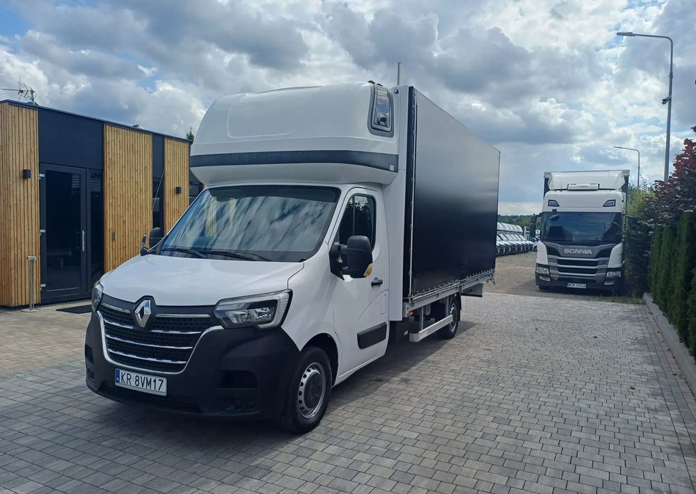 Renault Master IV 10 PALET zaw.poduszki 2021r EURO 6 - Carrinha de lona: foto 1 Renault Master IV 10 PALET zaw.poduszki 2021r EURO 6 - Carrinha de lona: foto 1