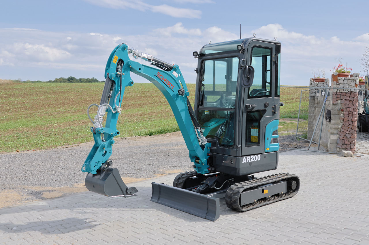 Mini escavadeira novo SCHMiDT AR200 -  Kubota engine, Extended tracks, Swing arm: foto 6
