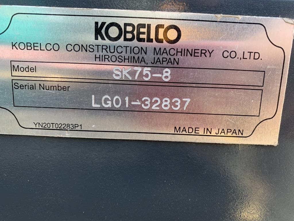Kobelco SK 75 - Escavadora de rastos: foto 4 Kobelco SK 75 - Escavadora de rastos: foto 4