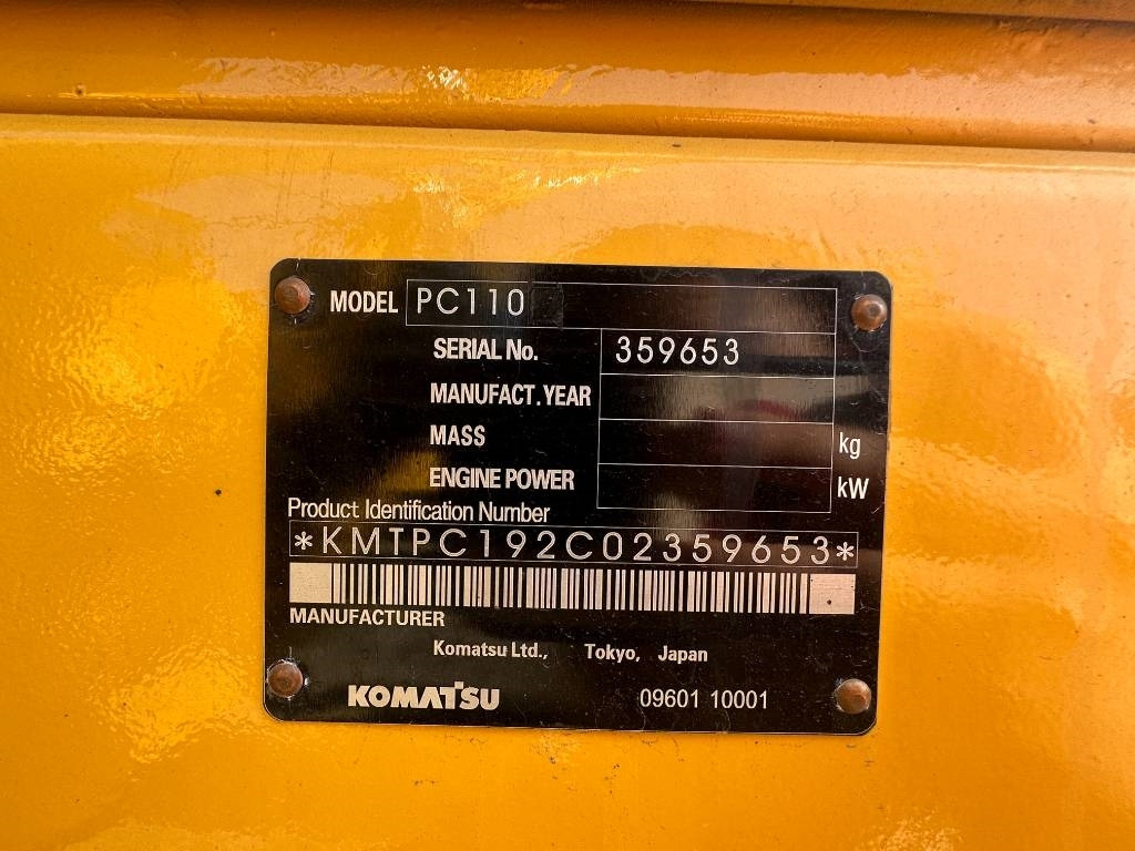 Komatsu PC 110 - Mini escavadeira: foto 3 Komatsu PC 110 - Mini escavadeira: foto 3