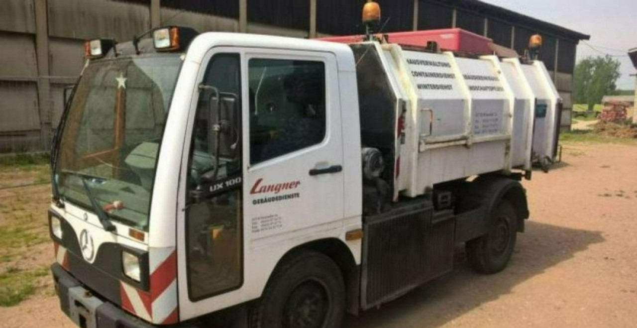 Inna Inny Unimog UX100 Śmieciarka wywrotka prasa - Caminhão de lixo: foto 1 Inna Inny Unimog UX100 Śmieciarka wywrotka prasa - Caminhão de lixo: foto 1