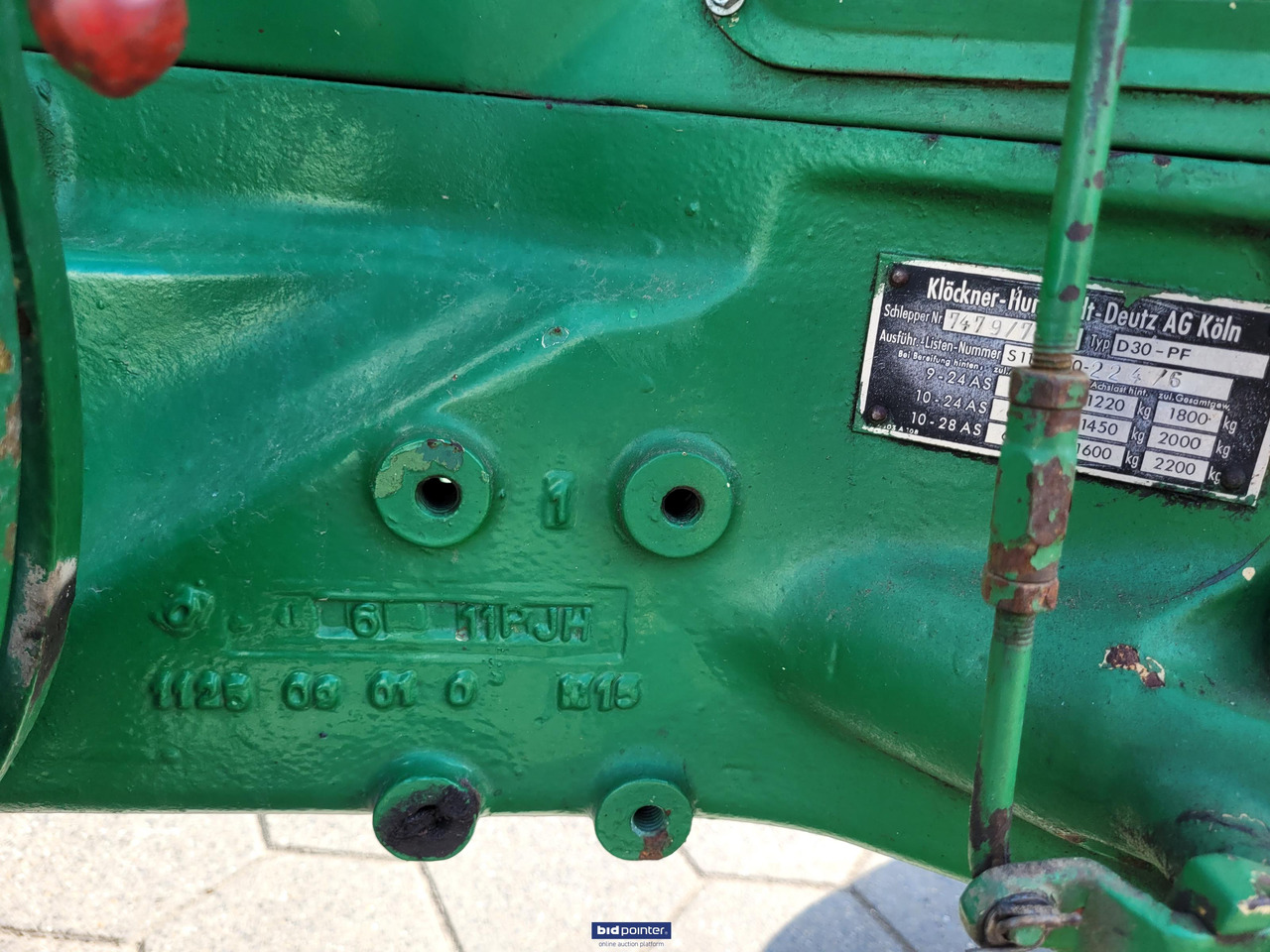 Trator Deutz D30 Smalspoor: foto 12