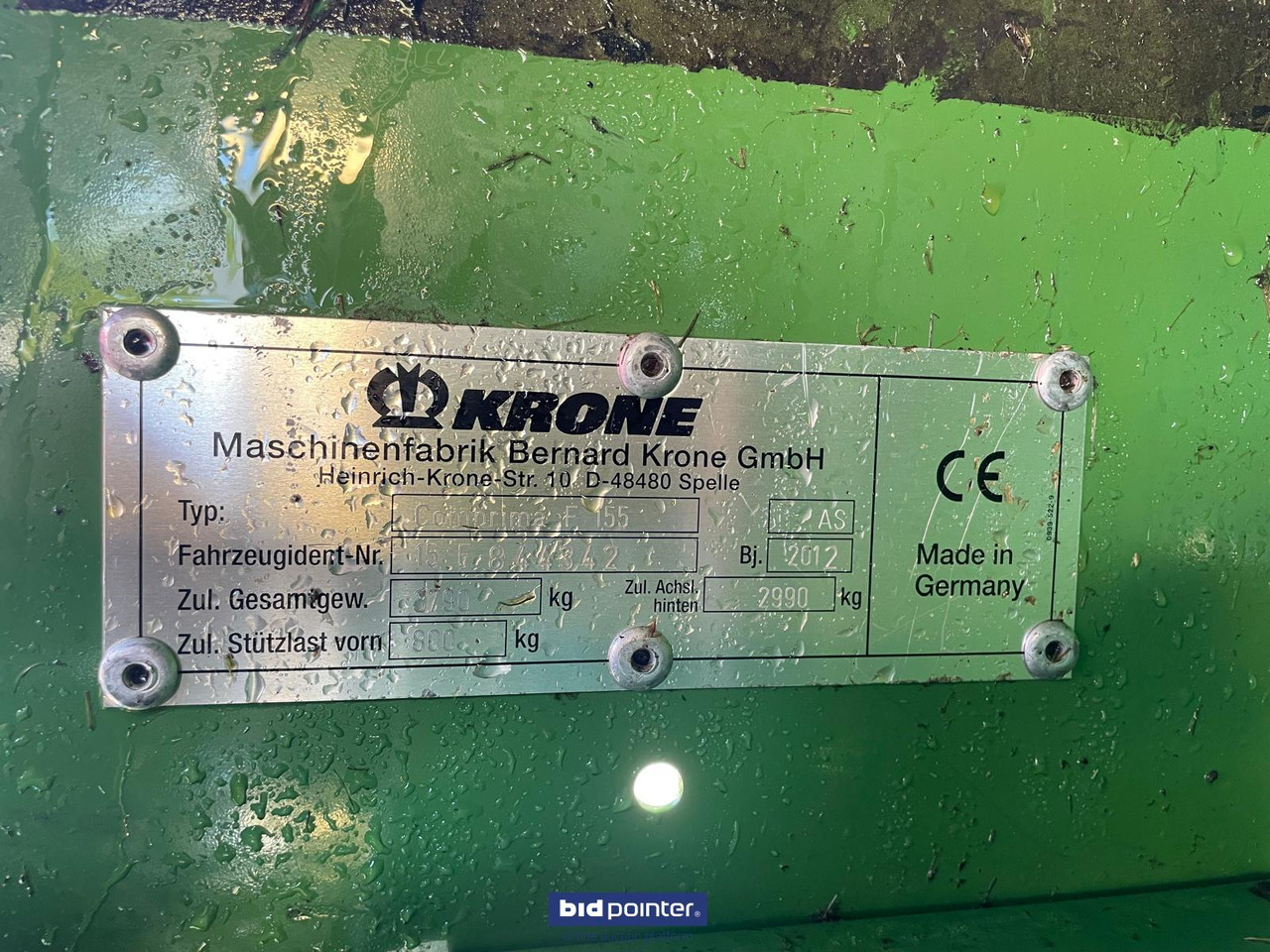 Krone Comprima F 155 XC - Enfardadeira de fardos redondos: foto 4 Krone Comprima F 155 XC - Enfardadeira de fardos redondos: foto 4