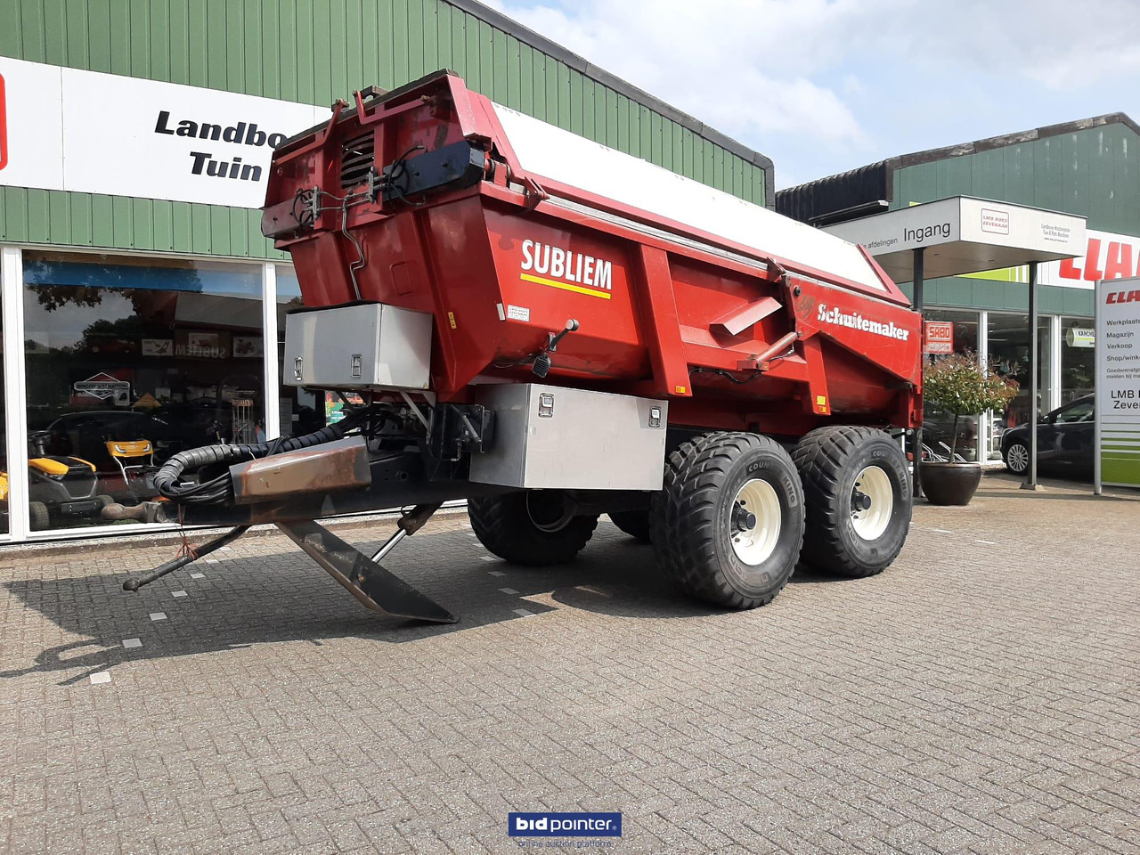 Schuitemaker Subliem 200 zandkipper / gronddumper - Reboque basculante agrícola: foto 2 Schuitemaker Subliem 200 zandkipper / gronddumper - Reboque basculante agrícola: foto 2