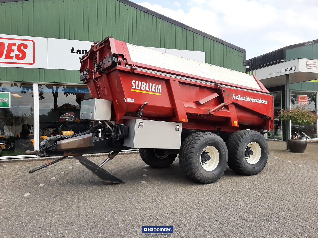 Schuitemaker Subliem 200 zandkipper / gronddumper - Reboque basculante agrícola: foto 1 Schuitemaker Subliem 200 zandkipper / gronddumper - Reboque basculante agrícola: foto 1