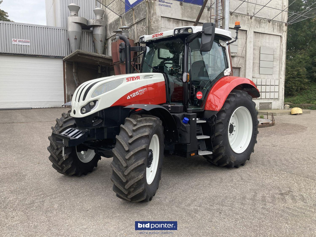 Steyr 4125 profi CVT - Trator: foto 1 Steyr 4125 profi CVT - Trator: foto 1