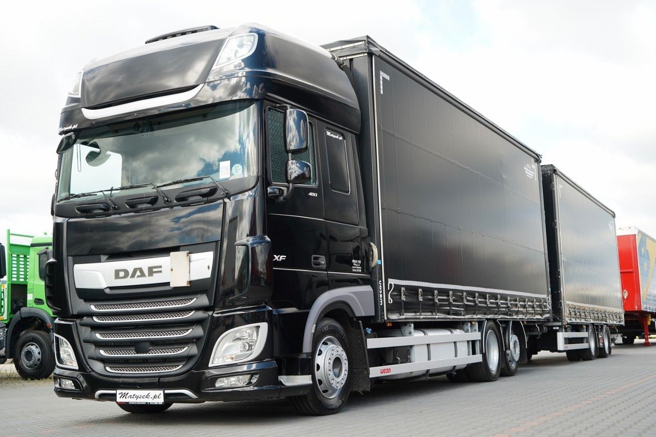 DAF XF 480 / I PARK-COOL / ZESTAW TANDEM / 120 M3 / - Camião de lona: foto 2 DAF XF 480 / I PARK-COOL / ZESTAW TANDEM / 120 M3 / - Camião de lona: foto 2