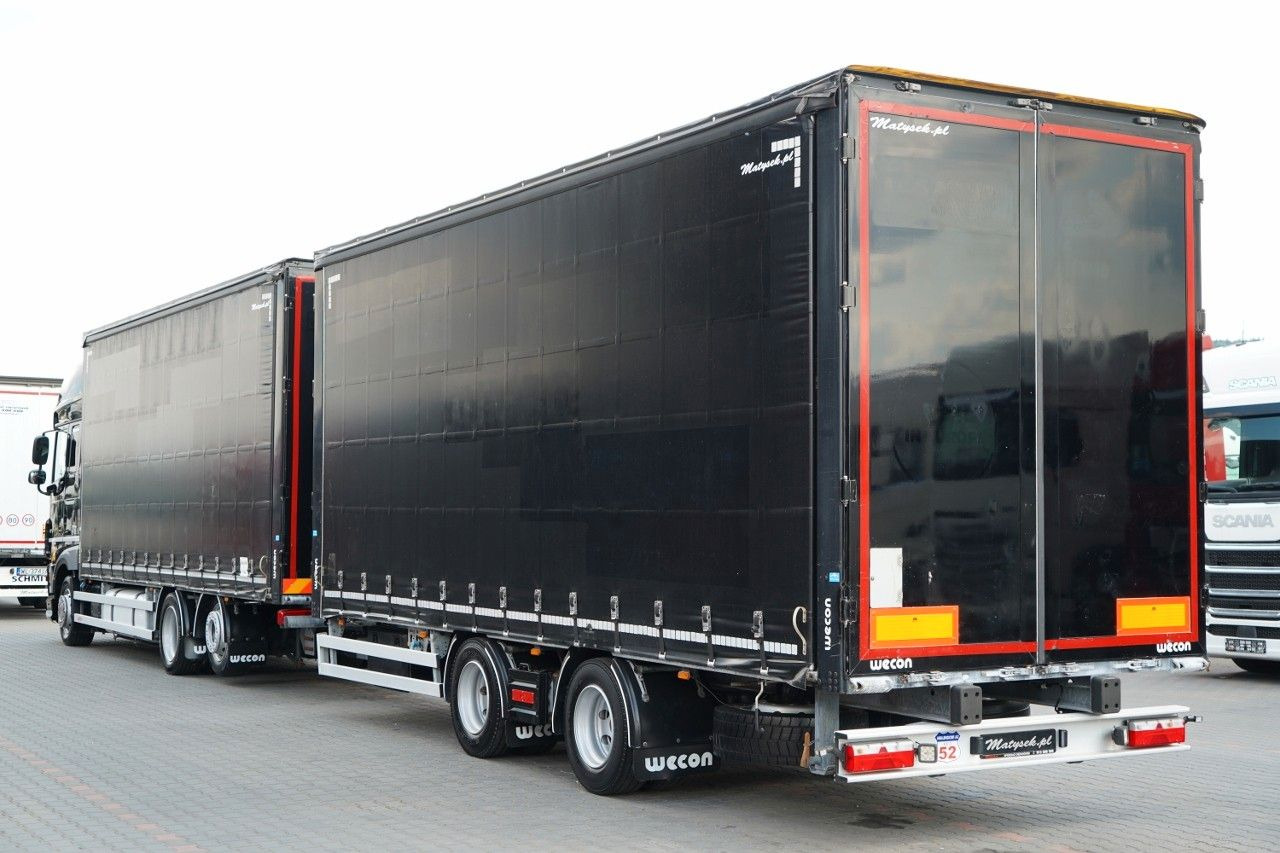 DAF XF 480 / ZESTAW TANDEM / 120 M3 / PRZEJAZDOWY / - Camião de lona: foto 2 DAF XF 480 / ZESTAW TANDEM / 120 M3 / PRZEJAZDOWY / - Camião de lona: foto 2