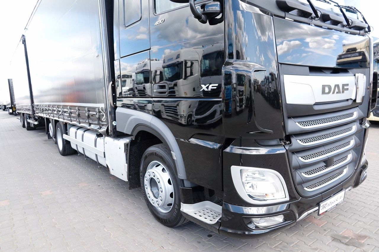 DAF XF 480 / ZESTAW TANDEM / 120 M3 / PRZEJAZDOWY / - Camião de lona: foto 5 DAF XF 480 / ZESTAW TANDEM / 120 M3 / PRZEJAZDOWY / - Camião de lona: foto 5