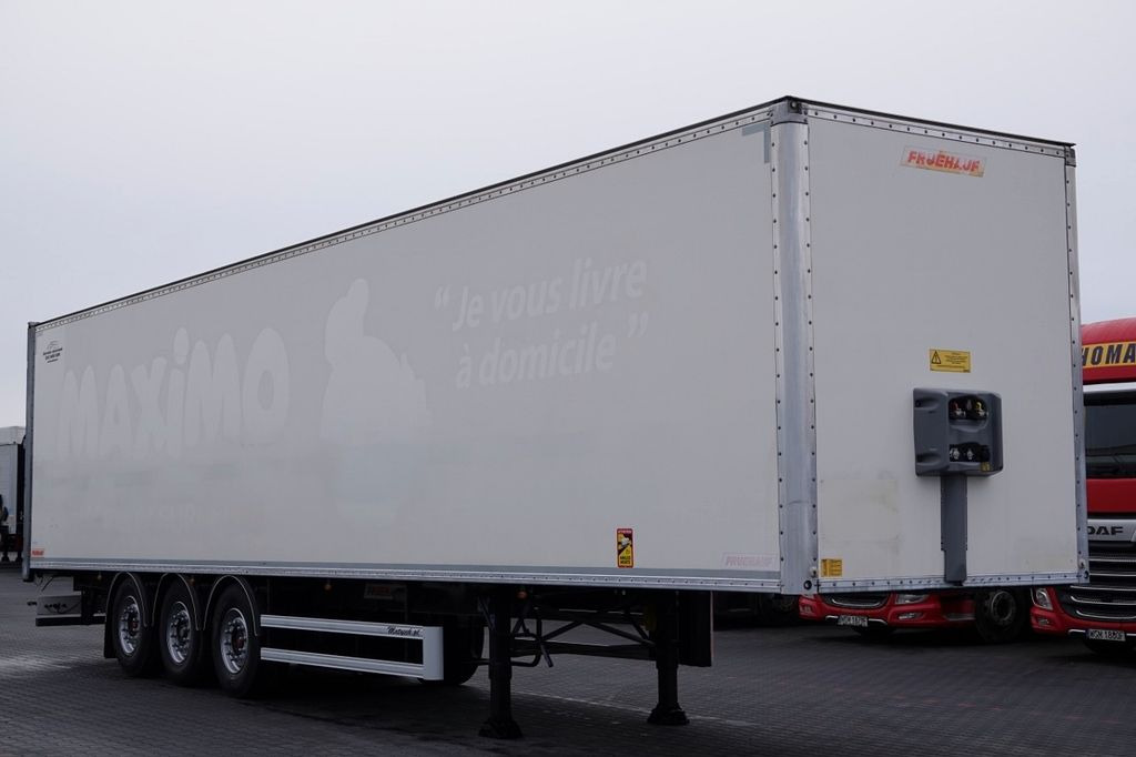 Frühauf KONTENER / KOFFER / OŚ PODNOSZONA / ALUMINIOWA P - Semi-reboque frigorífico: foto 1 Frühauf KONTENER / KOFFER / OŚ PODNOSZONA / ALUMINIOWA P - Semi-reboque frigorífico: foto 1