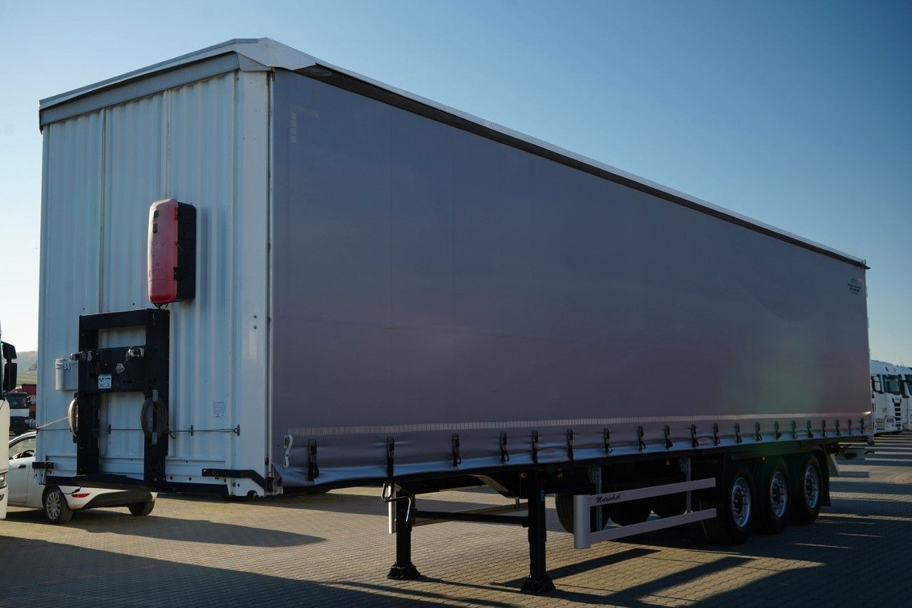 Kässbohrer FIRANKA / STANDARD / MOCNA PODŁOGA SZYNA-DESKA - Semi-reboque de lona: foto 1 Kässbohrer FIRANKA / STANDARD / MOCNA PODŁOGA SZYNA-DESKA - Semi-reboque de lona: foto 1