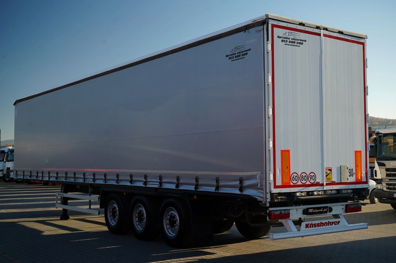 Kässbohrer FIRANKA / STANDARD / MOCNA PODŁOGA SZYNA-DESKA - Semi-reboque de lona: foto 4 Kässbohrer FIRANKA / STANDARD / MOCNA PODŁOGA SZYNA-DESKA - Semi-reboque de lona: foto 4