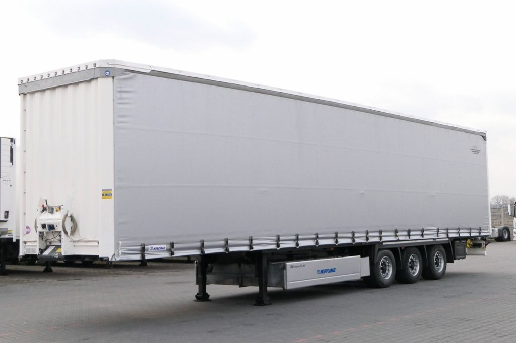 Krone CURTAINSIDER/MEGA/PALLET BOX/LIFTED ROOF & AXLE/ - Semi-reboque de lona: foto 1 Krone CURTAINSIDER/MEGA/PALLET BOX/LIFTED ROOF & AXLE/ - Semi-reboque de lona: foto 1