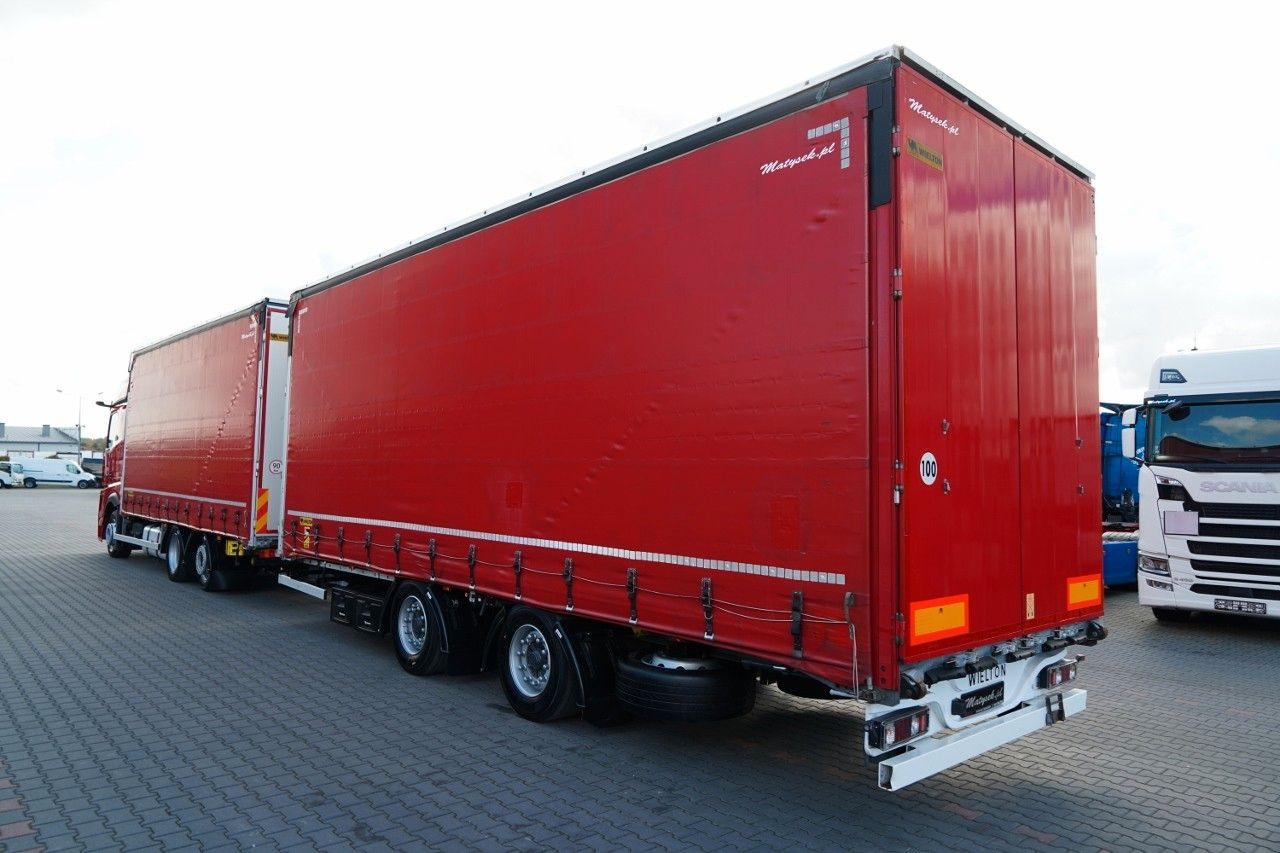 Mercedes-Benz ACTROS 2545 / ZESTAW TANDEM 120 M3 / PRZEJAZDOW - Camião de lona: foto 3 Mercedes-Benz ACTROS 2545 / ZESTAW TANDEM 120 M3 / PRZEJAZDOW - Camião de lona: foto 3