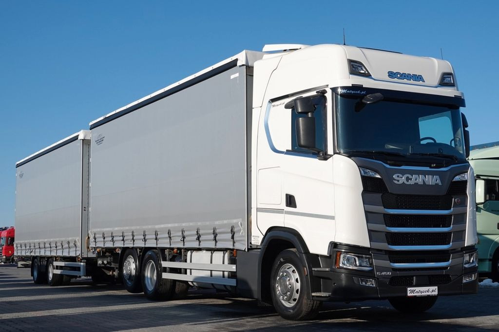 Scania S 450 / ZESTAW TANDEM / 120 M3 / I-PARK COOL - Camião de lona: foto 4 Scania S 450 / ZESTAW TANDEM / 120 M3 / I-PARK COOL - Camião de lona: foto 4