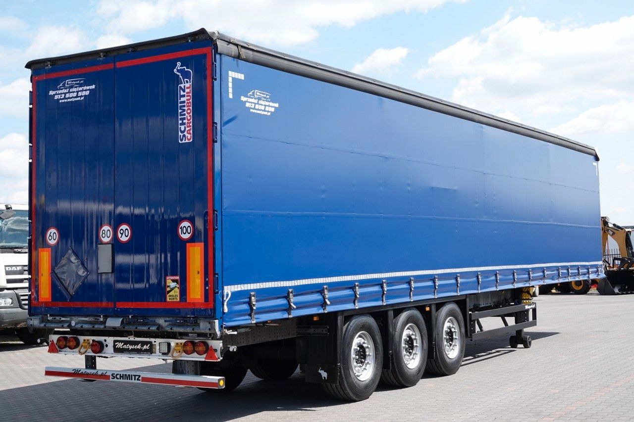 Schmitz Cargobull FIRANKA / STANDARD / OPONY 100% / MAŁO UŻYWANA - Semi-reboque de lona: foto 4 Schmitz Cargobull FIRANKA / STANDARD / OPONY 100% / MAŁO UŻYWANA - Semi-reboque de lona: foto 4