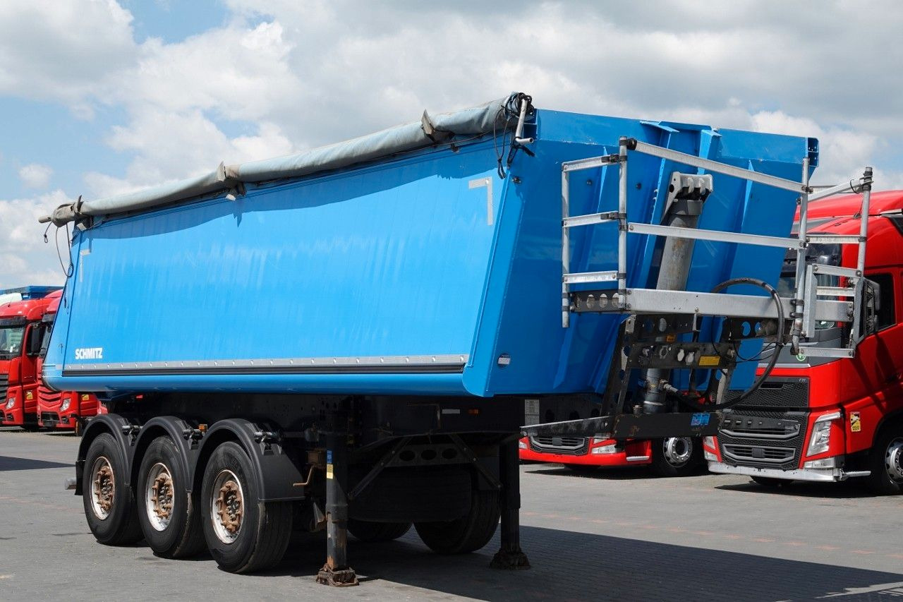 Schmitz Cargobull WYWROTKA 28 M3 / ALUMINIOWA / OŚ PODNOSZONA - Semi-reboque basculante: foto 1 Schmitz Cargobull WYWROTKA 28 M3 / ALUMINIOWA / OŚ PODNOSZONA - Semi-reboque basculante: foto 1