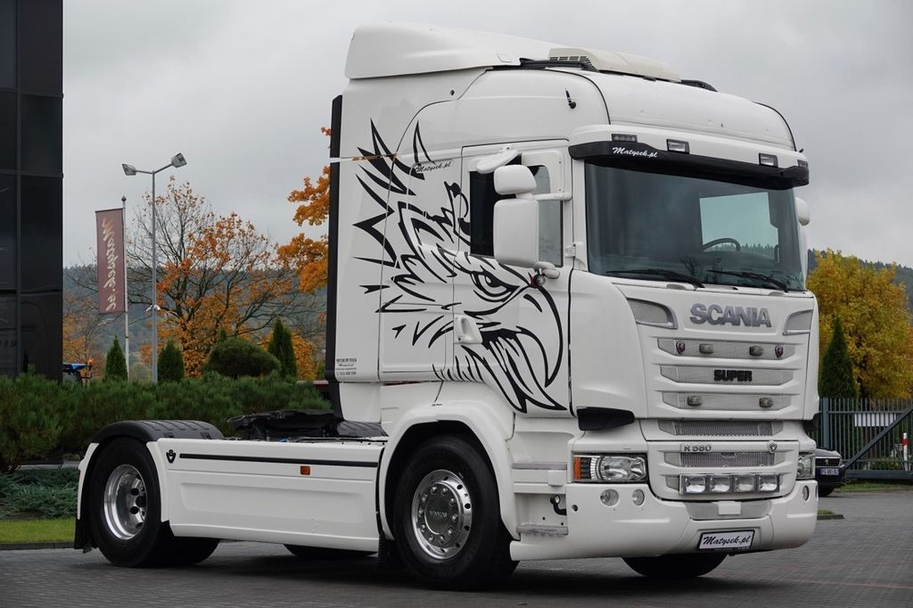 Scania R 580 / V8 / RETARDER / CAŁA NA PODUSZKACH - Tractor: foto 1 Scania R 580 / V8 / RETARDER / CAŁA NA PODUSZKACH - Tractor: foto 1