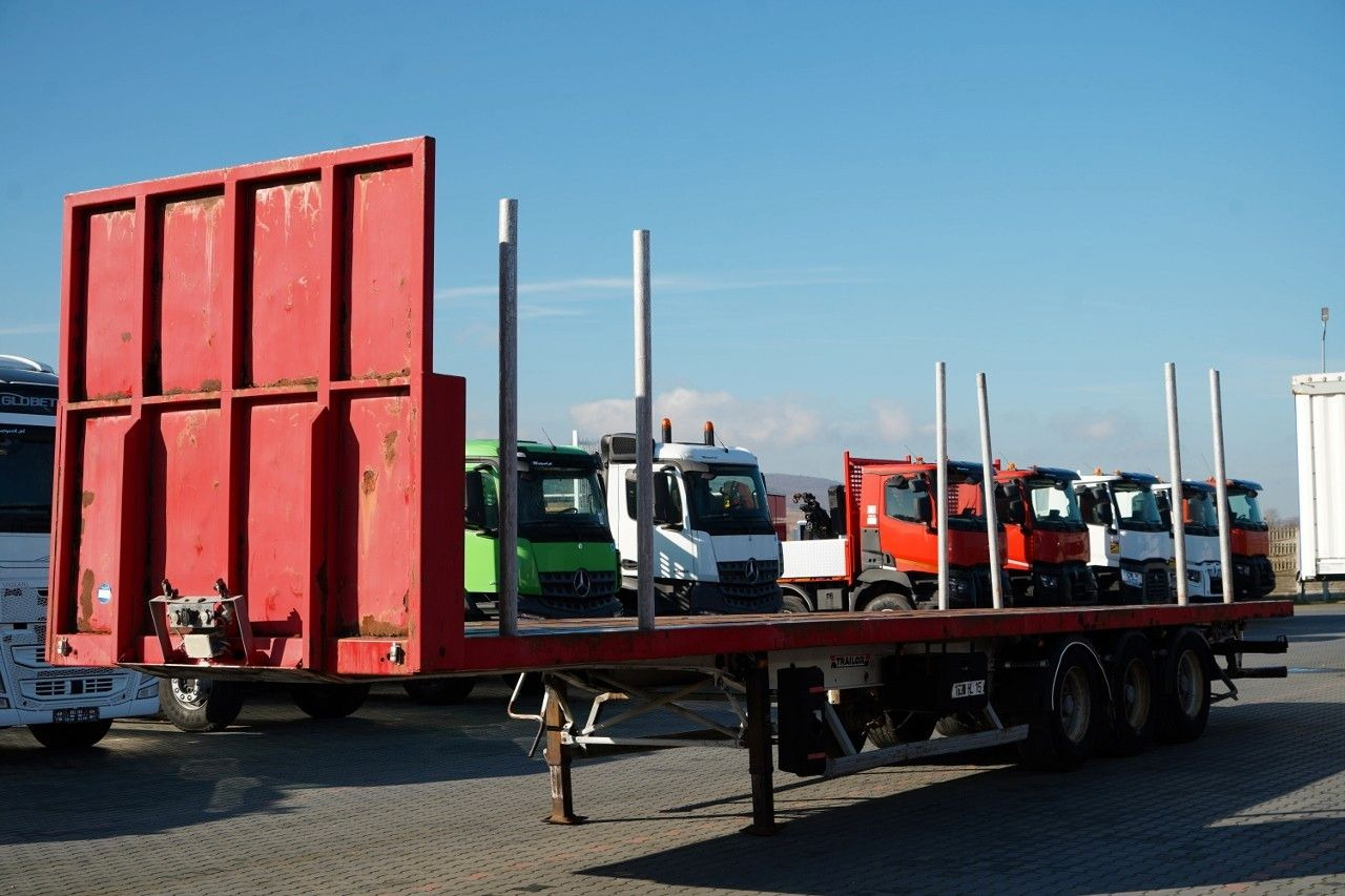 Trailor NACZEPA PLATFORMA / KŁONICE / OŚ SKRĘTNA - Semi-reboque plataforma/ Caixa aberta: foto 4 Trailor NACZEPA PLATFORMA / KŁONICE / OŚ SKRĘTNA - Semi-reboque plataforma/ Caixa aberta: foto 4