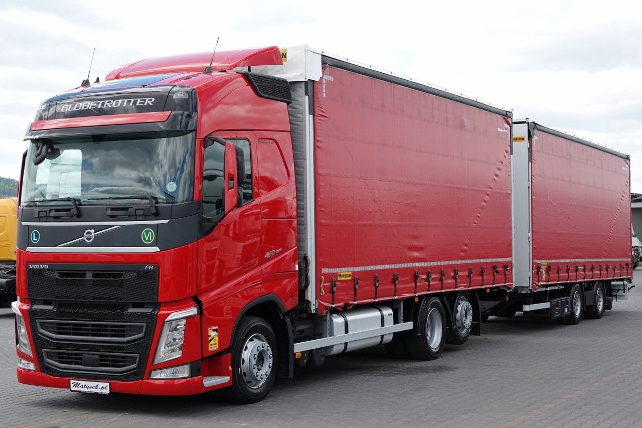 Volvo FH 460 / ZESTAW TANDEM 120 M3 / I-PARK COOL - Camião de lona: foto 2 Volvo FH 460 / ZESTAW TANDEM 120 M3 / I-PARK COOL - Camião de lona: foto 2