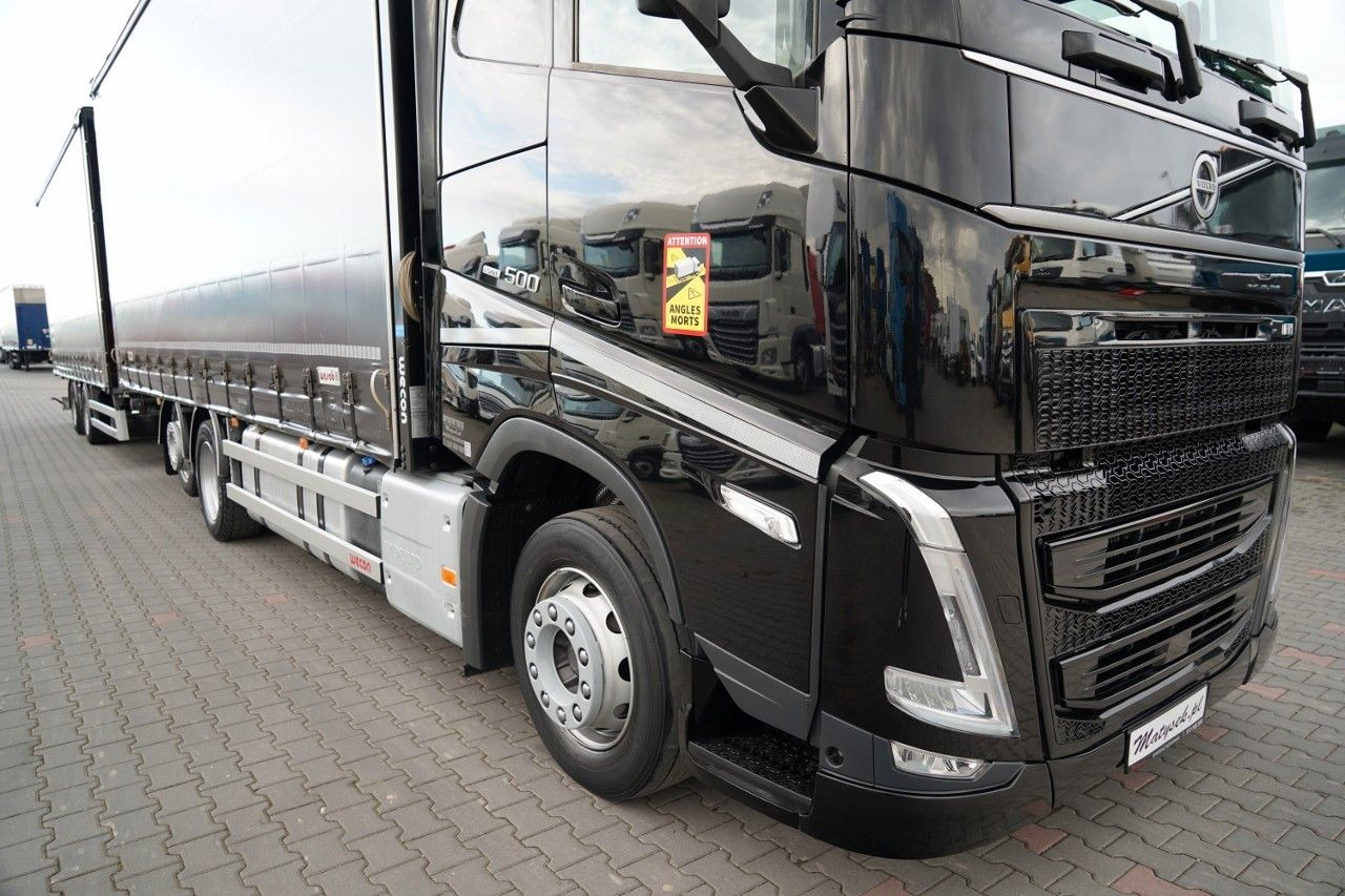 Volvo FH 500 / I-SAVE / XL / ZESTAW TANDEM PRZEJAZDOWY - Camião de lona: foto 5 Volvo FH 500 / I-SAVE / XL / ZESTAW TANDEM PRZEJAZDOWY - Camião de lona: foto 5