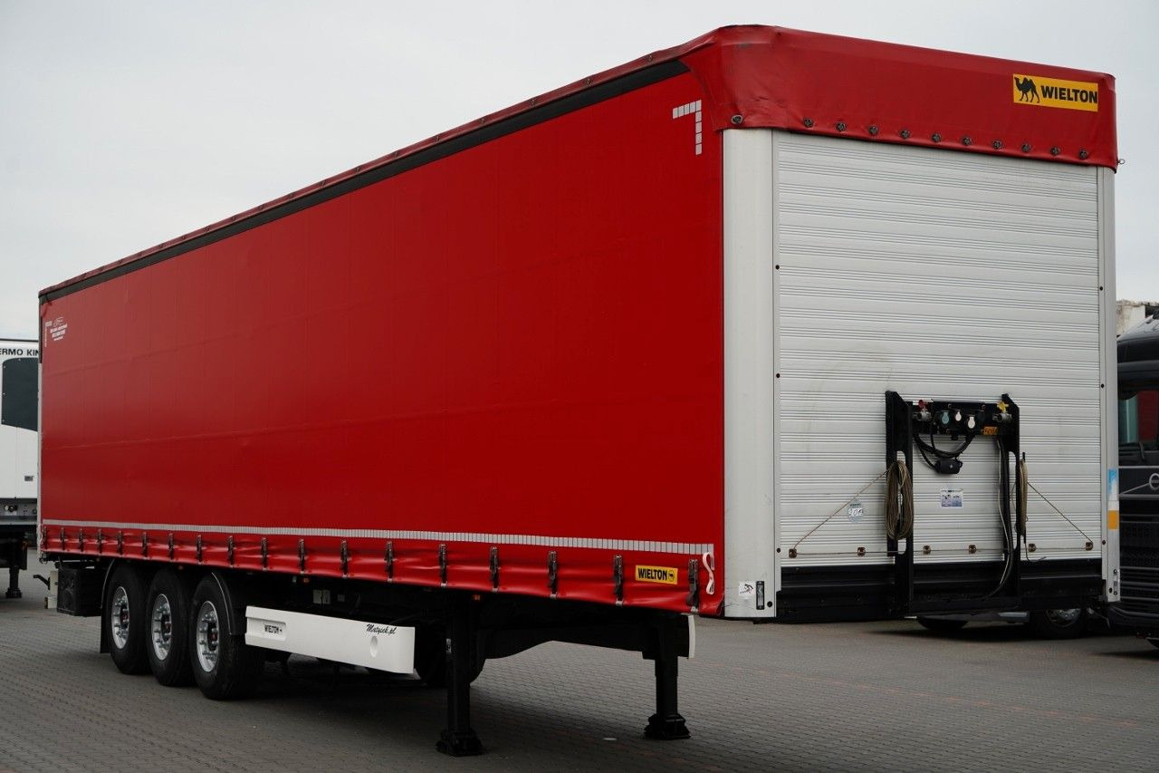 Wielton / FIRANKA STANDARD / MULDA DO STALI - 9 M / OŚ - Semi-reboque de lona: foto 1 Wielton / FIRANKA STANDARD / MULDA DO STALI - 9 M / OŚ - Semi-reboque de lona: foto 1