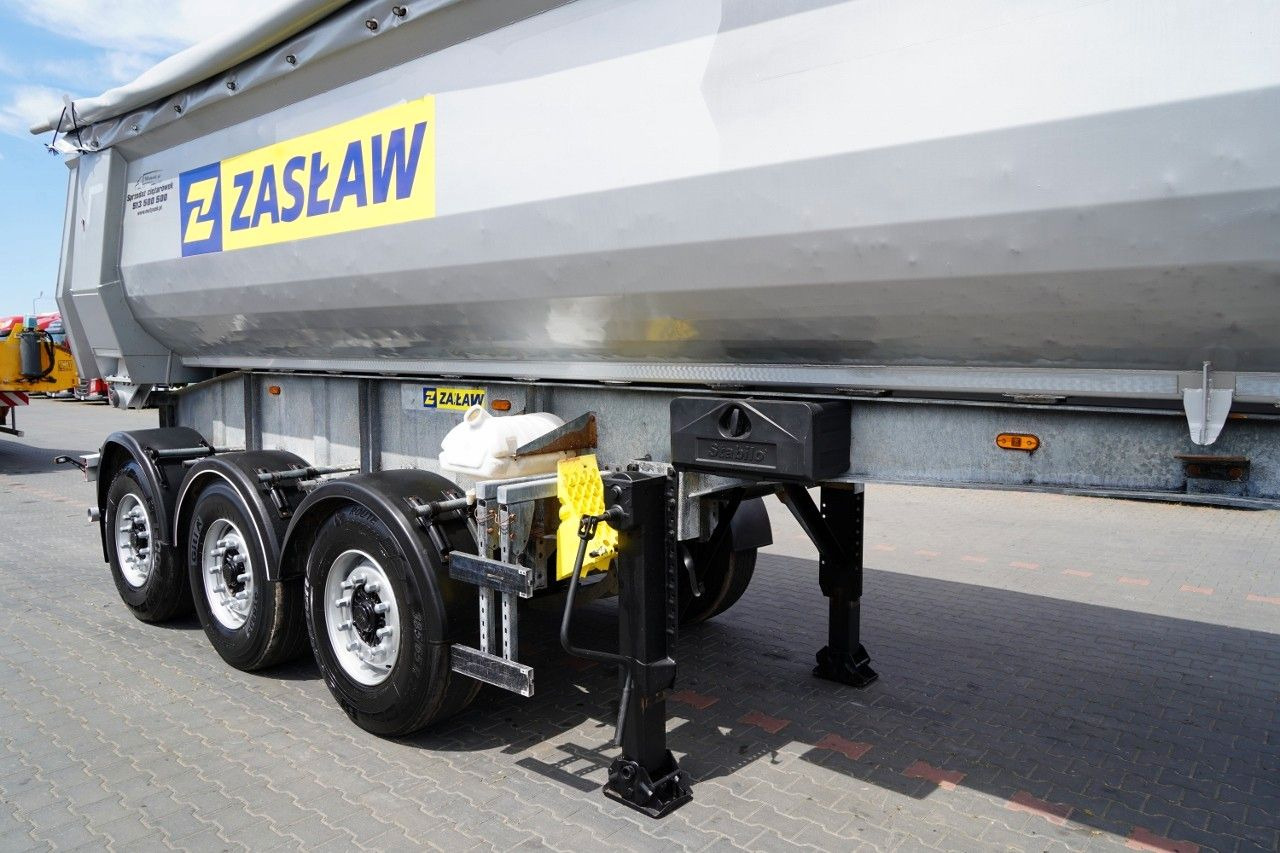 Semi-reboque basculante ZASŁAW WYWROTKA 27 m3 / STALOWA / HP / RYNNA / 2017 rok: foto 7