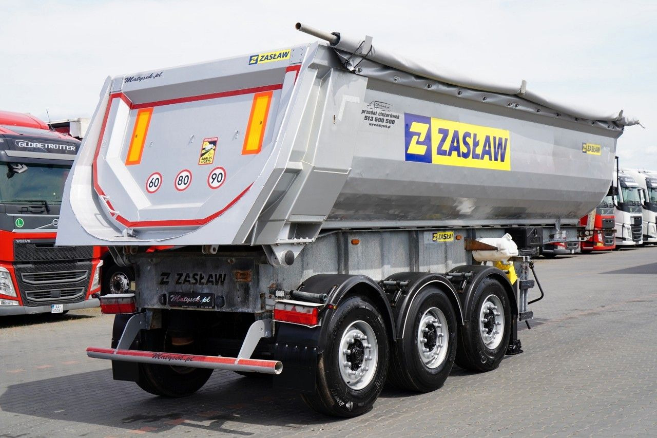 Semi-reboque basculante ZASŁAW WYWROTKA 27 m3 / STALOWA / HP / RYNNA / 2017 rok: foto 6