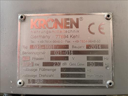 Leasing de  Kronen S021 vegetable cutting machine Kronen S021 vegetable cutting machine: foto 7