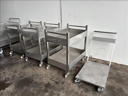 NNP Stainless trolleys - Equipamento de processamento de alimentos: foto 1 NNP Stainless trolleys - Equipamento de processamento de alimentos: foto 1