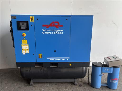 Worthington Creyssensac RLR208B500G10 Air compressor - Equipamento de processamento de alimentos: foto 1 Worthington Creyssensac RLR208B500G10 Air compressor - Equipamento de processamento de alimentos: foto 1