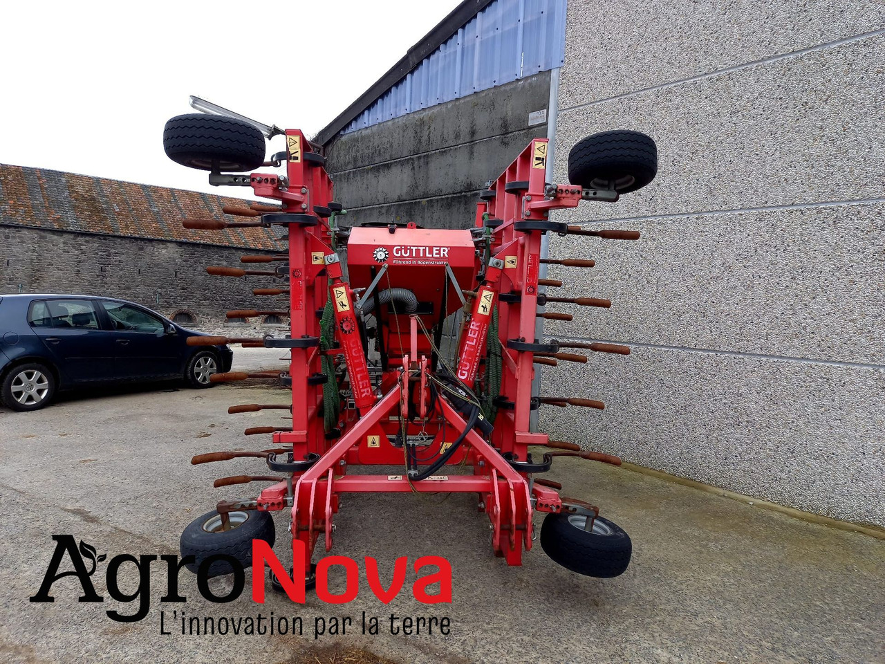 GÜTTLER SuperMaxx 50-5 (déchaumeur) - Carreta para Plataforma de Colheitadeira: foto 1 GÜTTLER SuperMaxx 50-5 (déchaumeur) - Carreta para Plataforma de Colheitadeira: foto 1