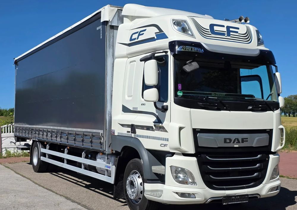 DAF CF290/CF320/FIRANKA/WINDA DHOLLANDIA / E6/JEDEN WŁAŚCICIEL/SPROWADZONY/22PALETY/2019/PODNOSZONY DACH/ JAK NOWY - Camião de lona: foto 1 DAF CF290/CF320/FIRANKA/WINDA DHOLLANDIA / E6/JEDEN WŁAŚCICIEL/SPROWADZONY/22PALETY/2019/PODNOSZONY DACH/ JAK NOWY - Camião de lona: foto 1