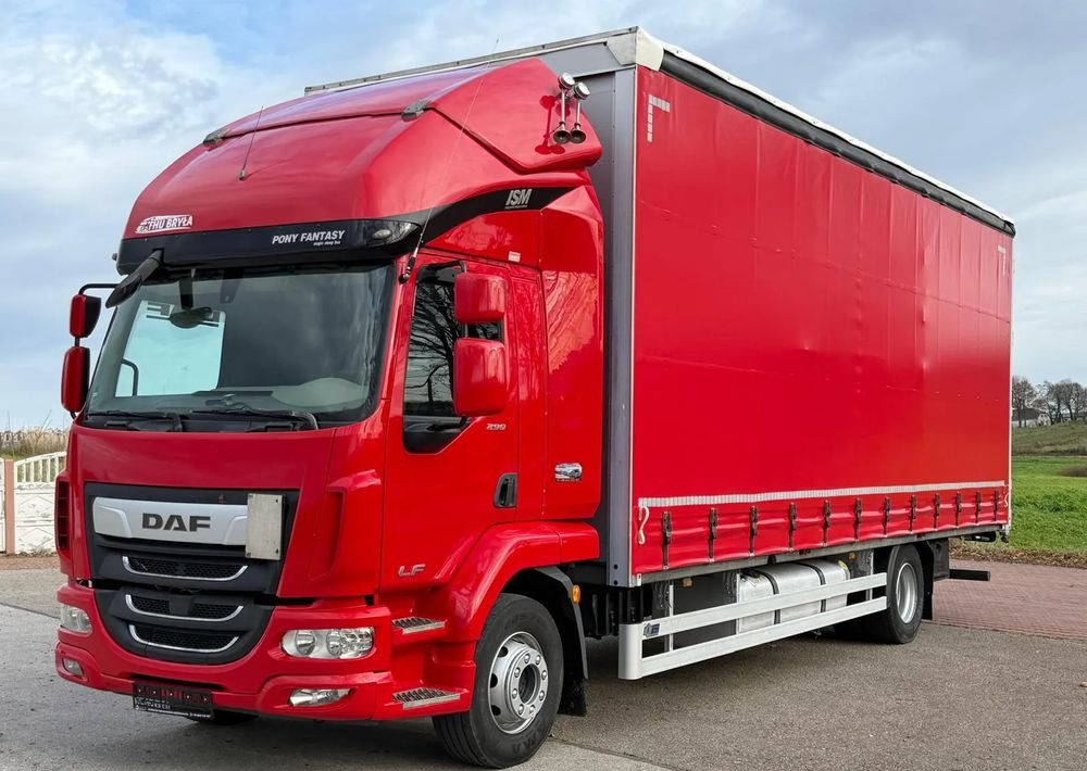 DAF LF 260 / WINDA / 16TON DMC / 3M WYSOKOŚĆ / JUMBO / FIRANKA / SYPIALKA / AUTOMAT / JEDEN WŁAŚCICIE / EURO 6 / 2017/ SPROWADZONY / 19 PALET / DUŻA ŁADOWNOŚĆ / - Camião de lona: foto 1 DAF LF 260 / WINDA / 16TON DMC / 3M WYSOKOŚĆ / JUMBO / FIRANKA / SYPIALKA / AUTOMAT / JEDEN WŁAŚCICIE / EURO 6 / 2017/ SPROWADZONY / 19 PALET / DUŻA ŁADOWNOŚĆ / - Camião de lona: foto 1