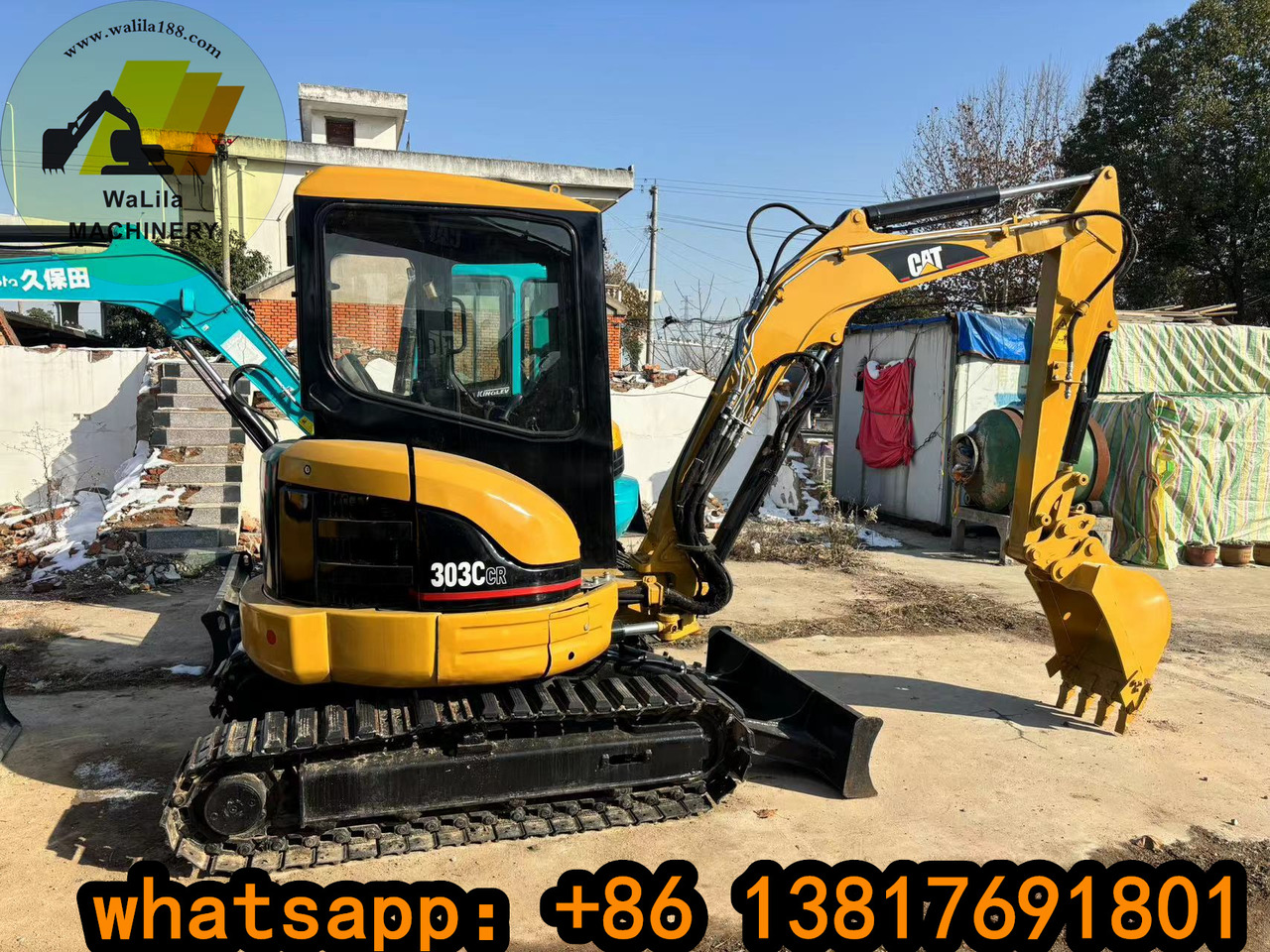 CATERPILLAR Caterpillar CAT303C Mini Excavator - Mini escavadeira: foto 1 CATERPILLAR Caterpillar CAT303C Mini Excavator - Mini escavadeira: foto 1