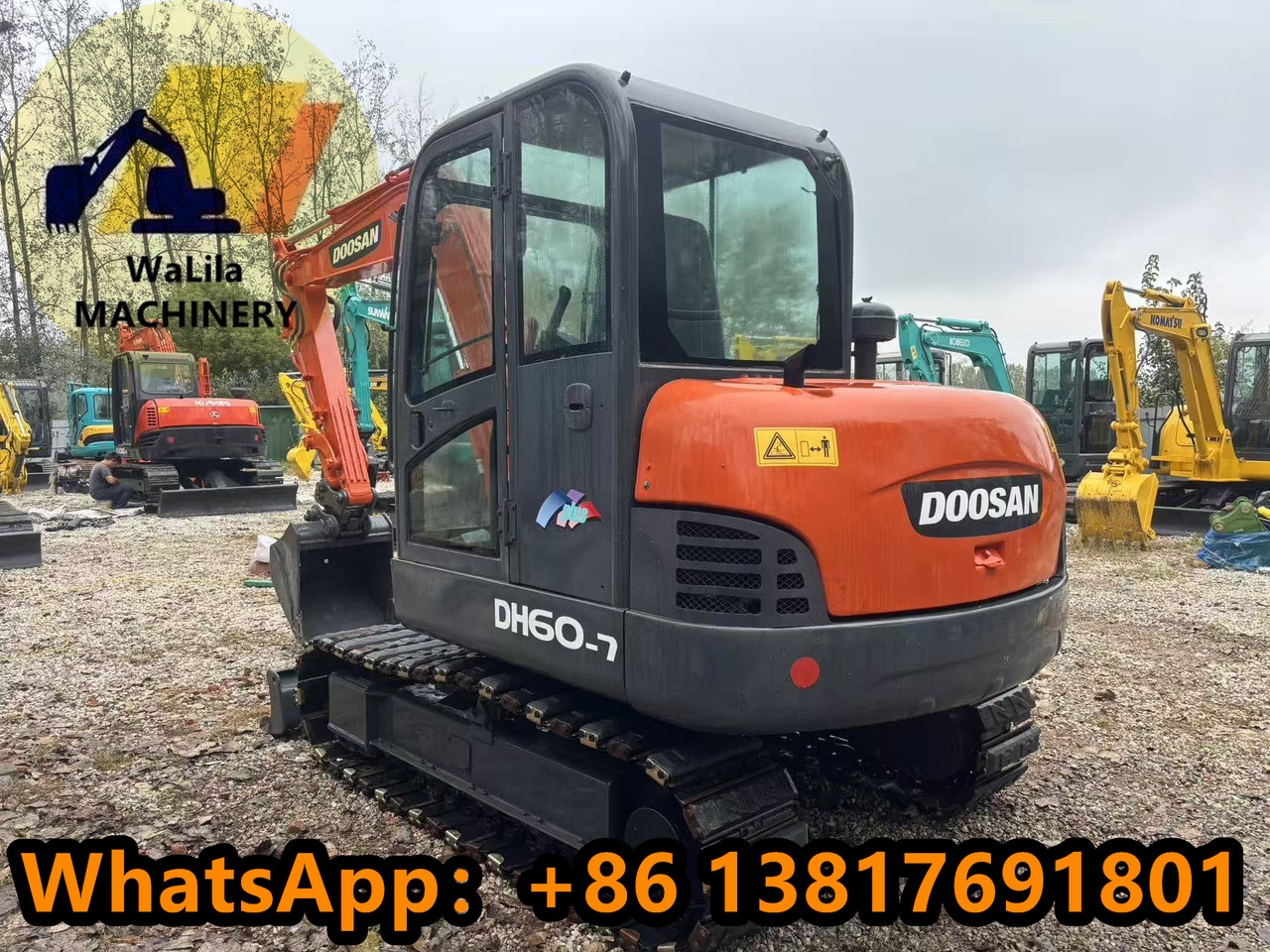 DOOSAN DH60-7 - Mini escavadeira: foto 3 DOOSAN DH60-7 - Mini escavadeira: foto 3