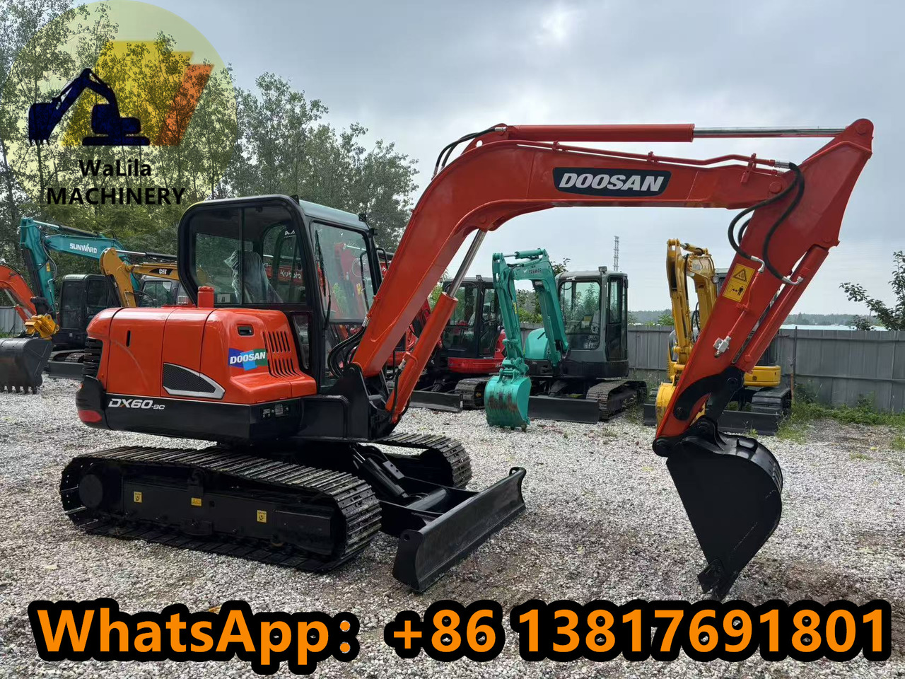 DOOSAN DX60-9 - Mini escavadeira: foto 5 DOOSAN DX60-9 - Mini escavadeira: foto 5