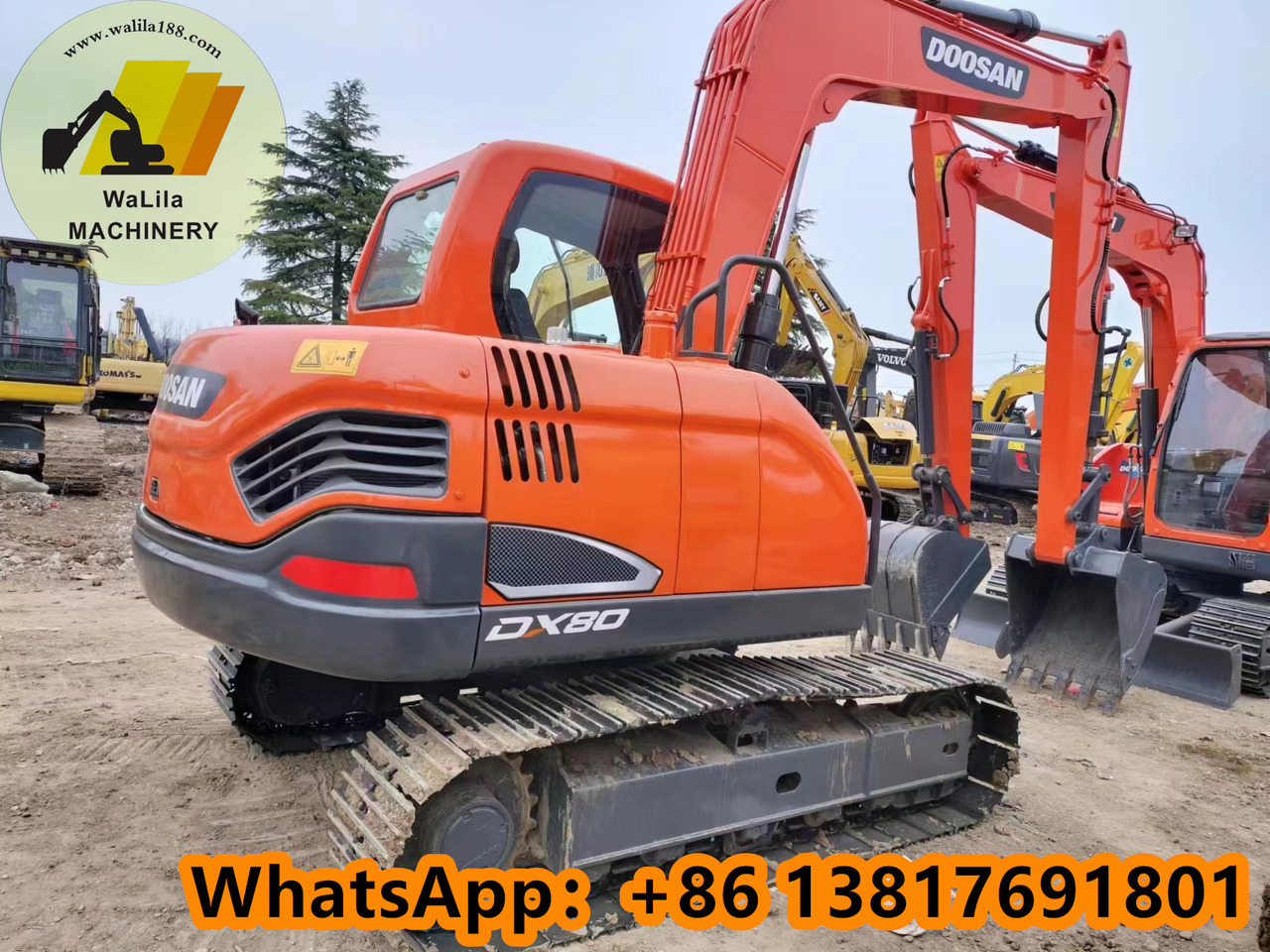 DOOSAN DX80 - Mini escavadeira: foto 1 DOOSAN DX80 - Mini escavadeira: foto 1