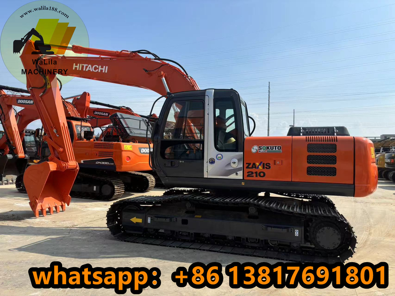 HITACHI ZX210 - Escavadora de rastos: foto 1 HITACHI ZX210 - Escavadora de rastos: foto 1