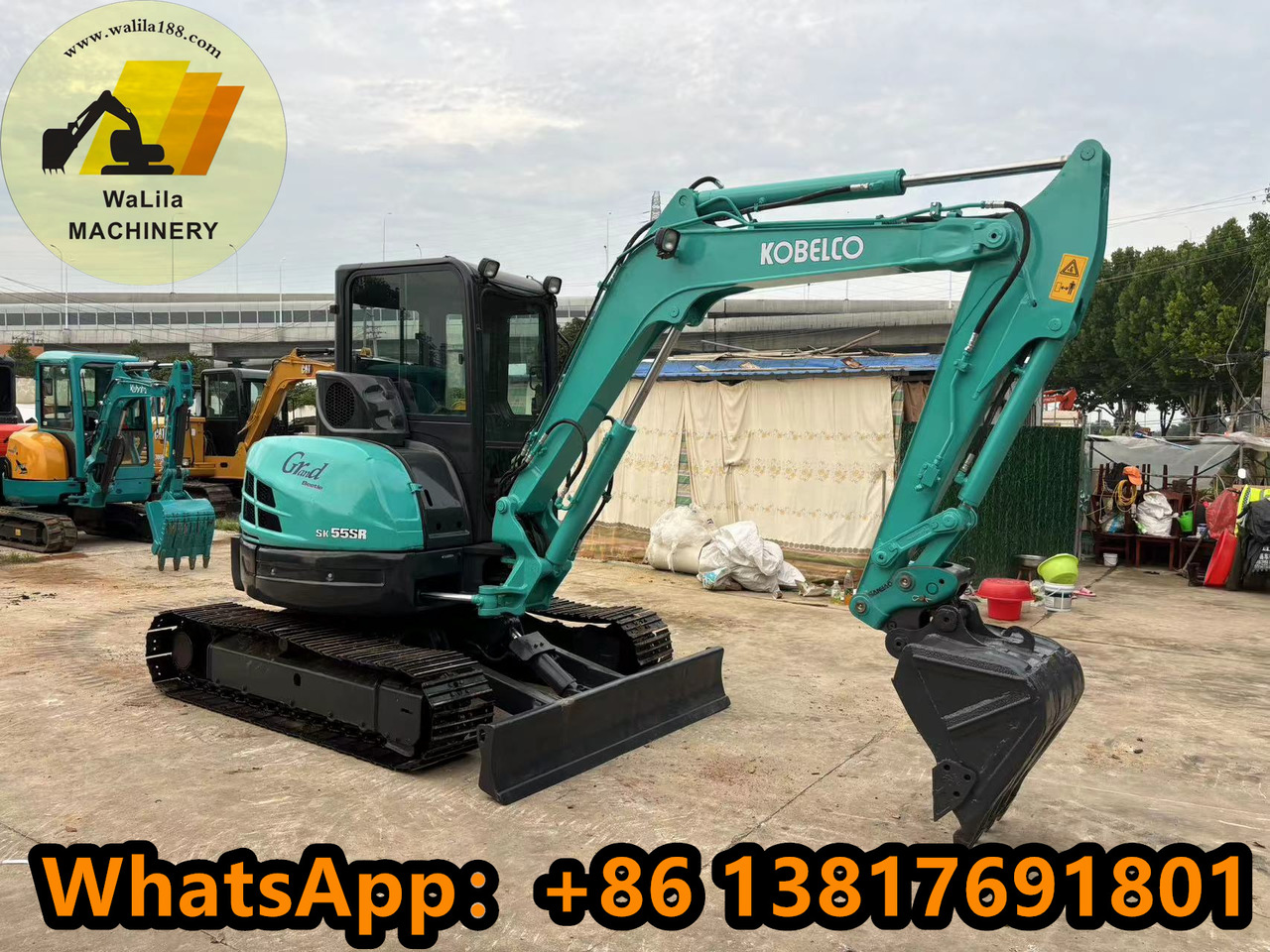 Mini escavadeira KOBELCO SK55: foto 8