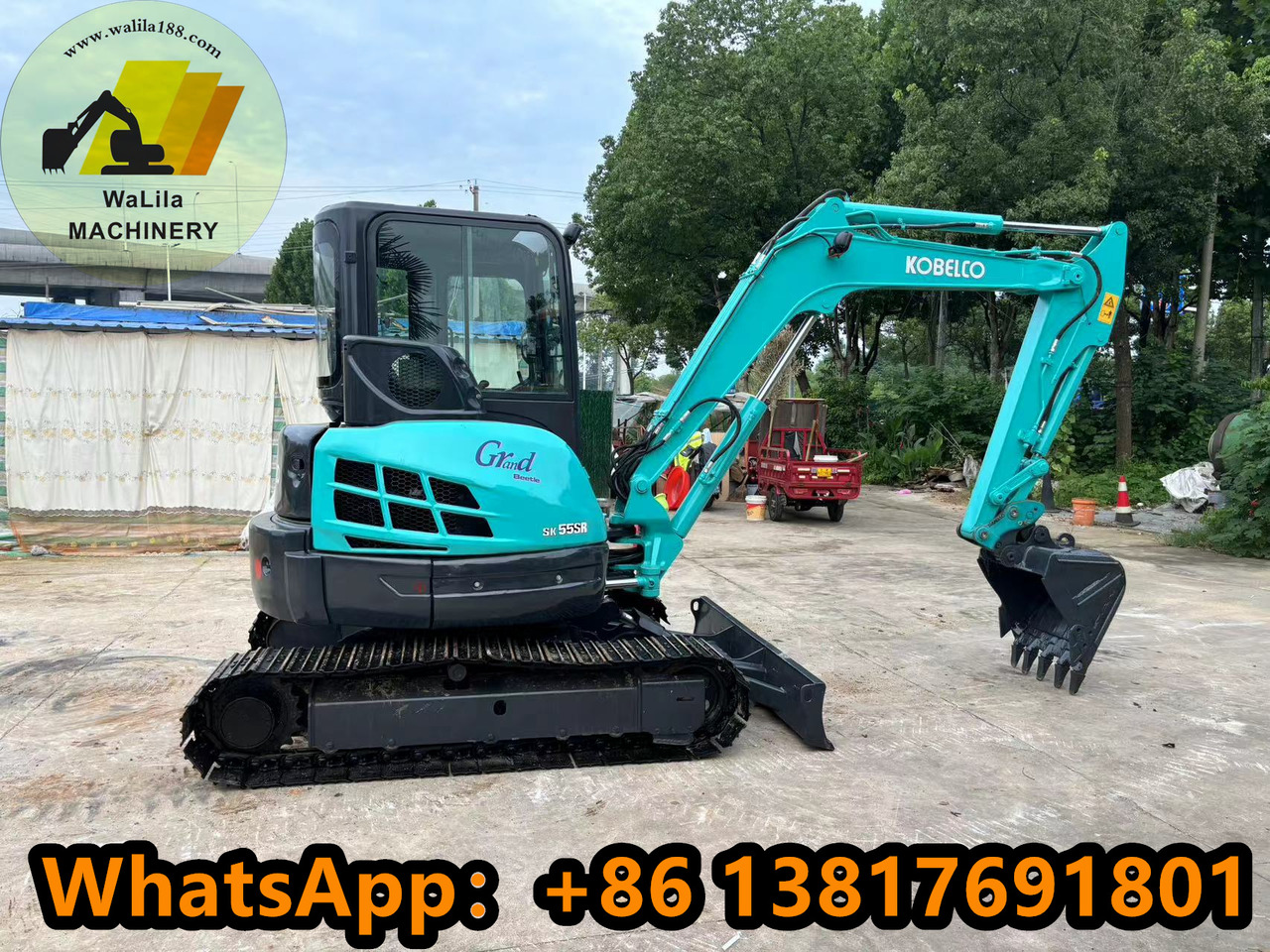 KOBELCO SK55 - Mini escavadeira: foto 1 KOBELCO SK55 - Mini escavadeira: foto 1