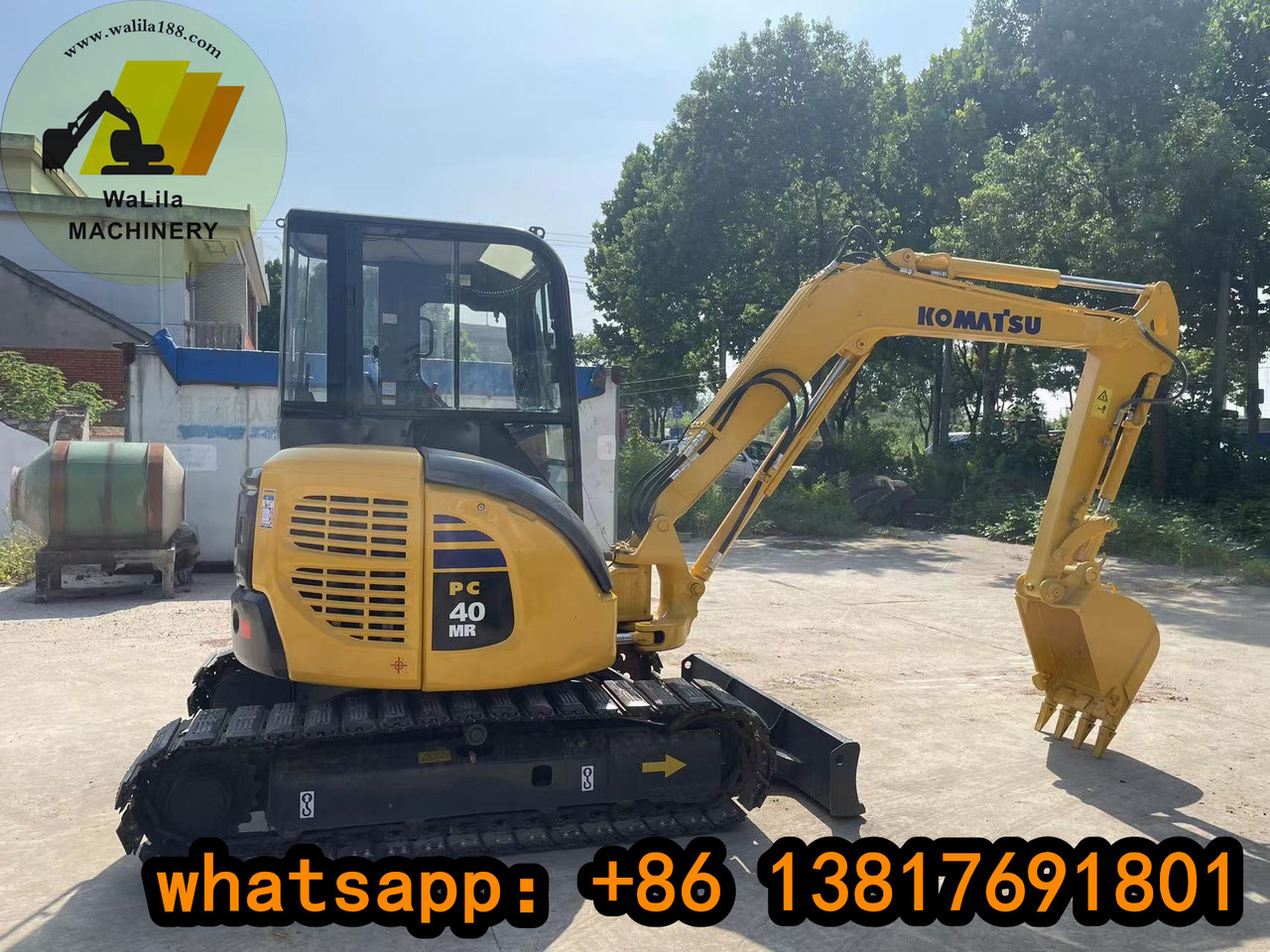 KOMATSU PC 40 MR-3 - Mini escavadeira: foto 1 KOMATSU PC 40 MR-3 - Mini escavadeira: foto 1