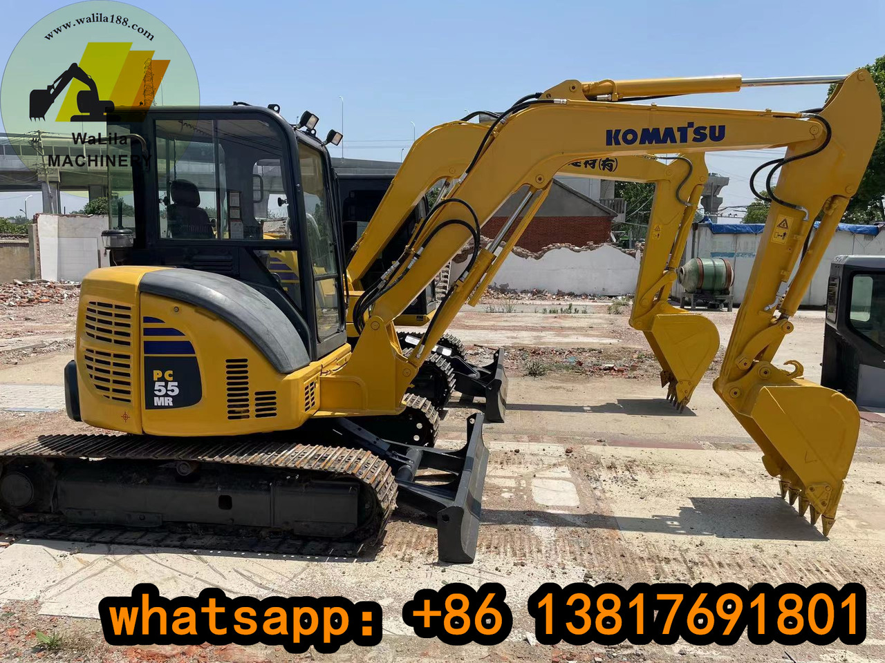 KOMATSU PC 55 MR-3 - Mini escavadeira: foto 1 KOMATSU PC 55 MR-3 - Mini escavadeira: foto 1