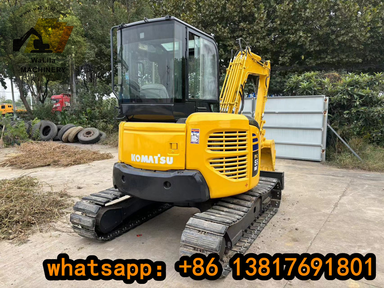 KOMATSU PC 55 MR-3 - Mini escavadeira: foto 2 KOMATSU PC 55 MR-3 - Mini escavadeira: foto 2